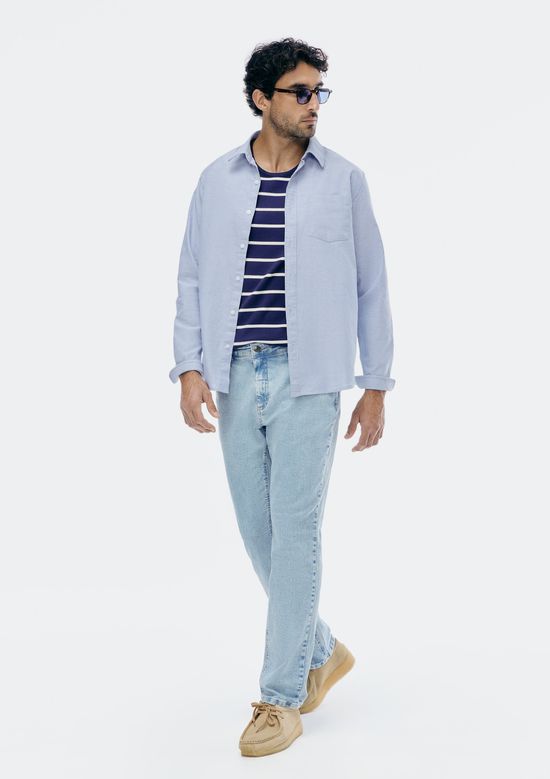 Foto do produto: Calça Jeans Masculina Slim - Azul