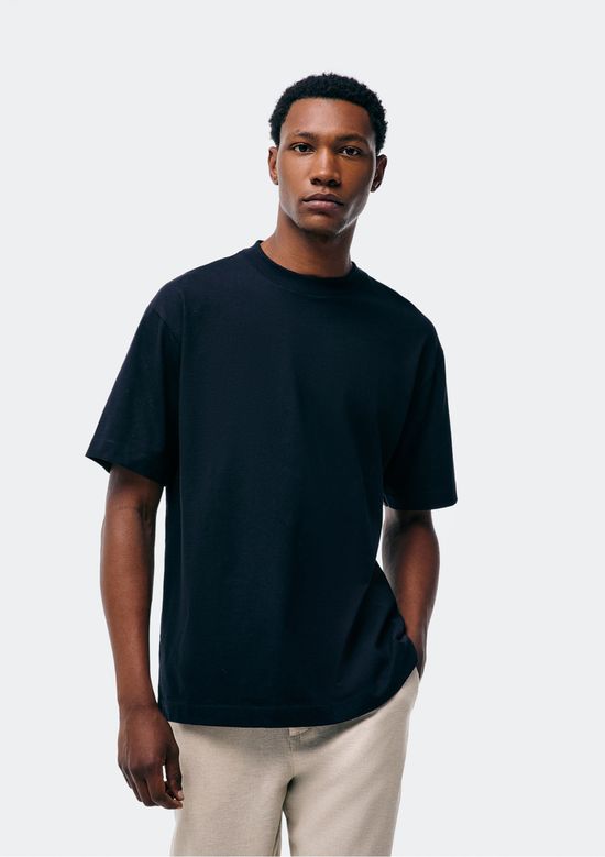 Foto do produto: Camiseta Masculina Manga Curta Relaxed Super Cotton - Preto