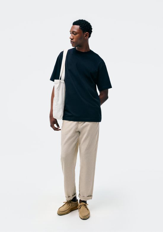 Foto do produto: Camiseta Masculina Manga Curta Relaxed Super Cotton - Preto