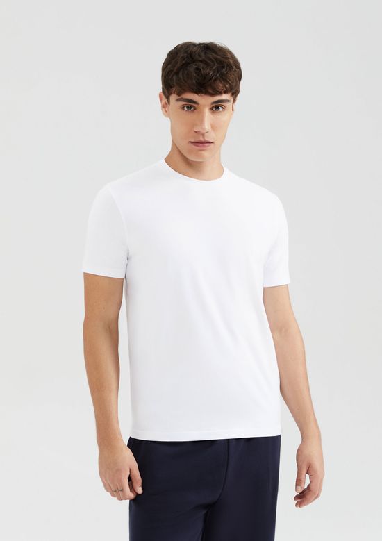 Foto do produto: Camiseta Básica Masculina Manga Curta Slim - Branco