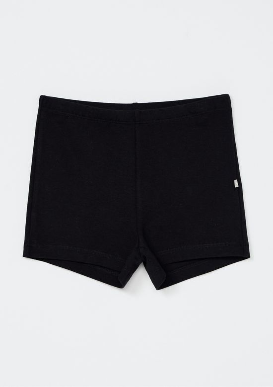 Foto do produto: Shorts Curto Básico Infantil Menina - Preto