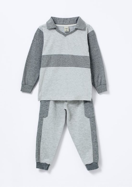 Foto do produto: Conjunto Infantil Menino Toddler Jogger Regular - Cinza