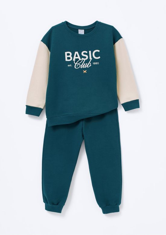 Foto do produto: Conjunto Manga Longa Infantil Menino Toddler - Verde