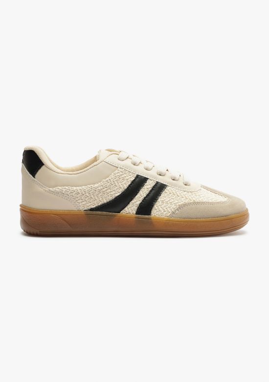 Foto do produto: Tênis Feminino Casual Recortes - Bege