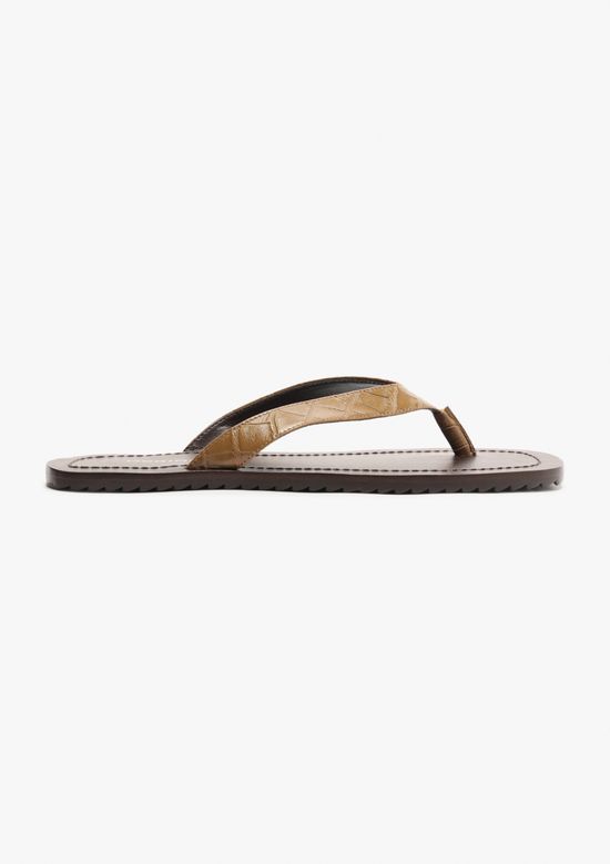 Foto do produto: Chinelo De Dedo Croco - Marrom