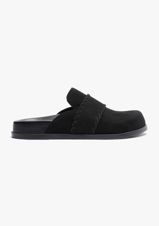 Foto do produto: Mule Rasteira Camurça - Preto