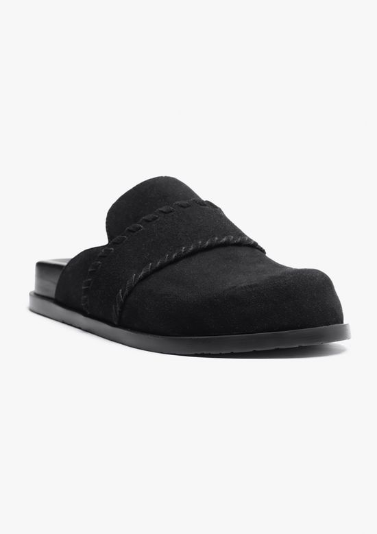 Foto do produto: Mule Rasteira Camurça - Preto