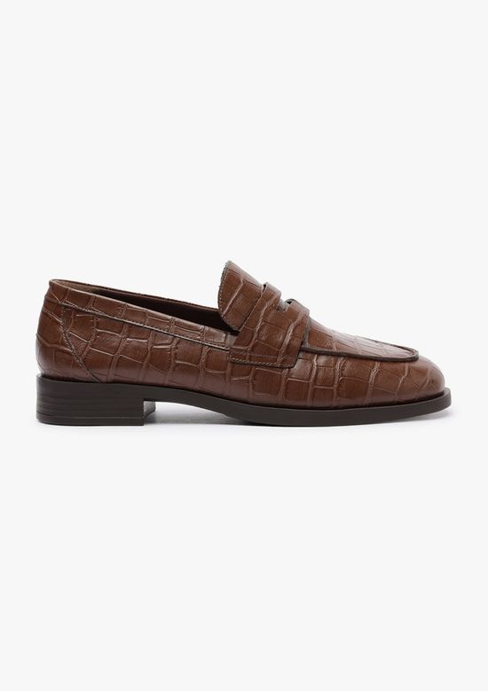 Foto do produto: Mocassim Feminino Croco - Marrom