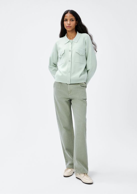 Foto do produto: Cardigã Feminino Em Tricô - Verde