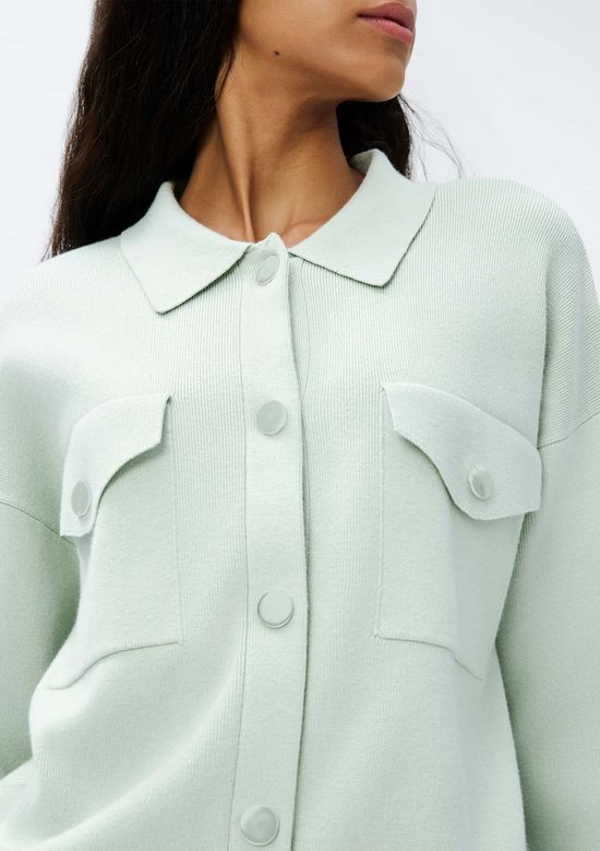 Foto do produto: Cardigã Feminino Em Tricô - Verde