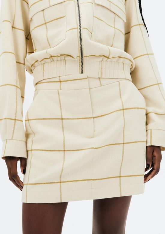 Foto do produto: Jaqueta Feminino Bomber Em Lã - Creme