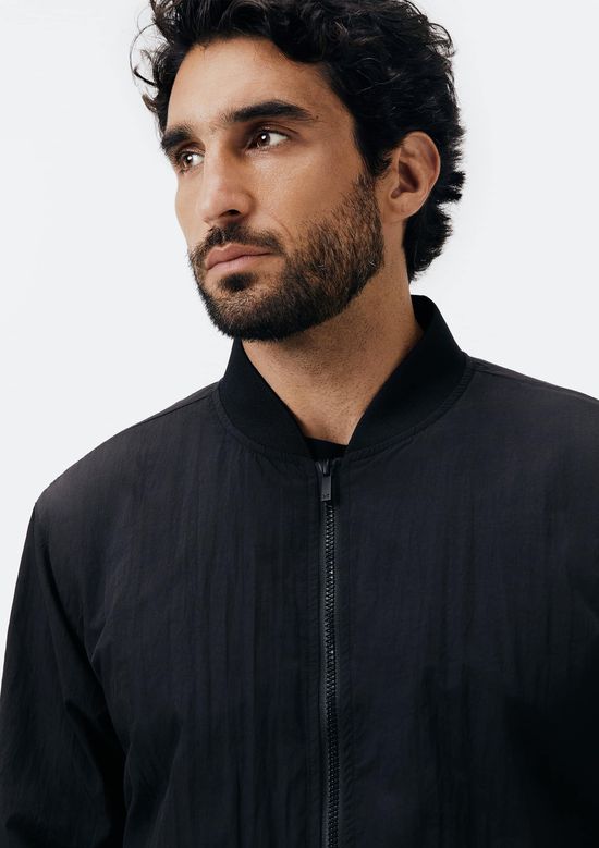 Foto do produto: Jaqueta Masculina Bomber em Nylon - Preto