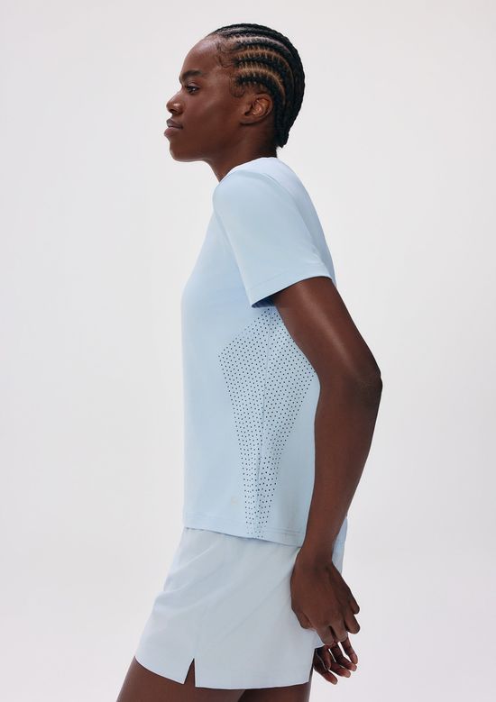Foto do produto: Camiseta Esportiva Feminina Secagem Rápida - Azul