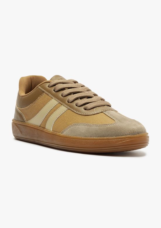 Foto do produto: Tênis Feminino Casual Recortes - Marrom