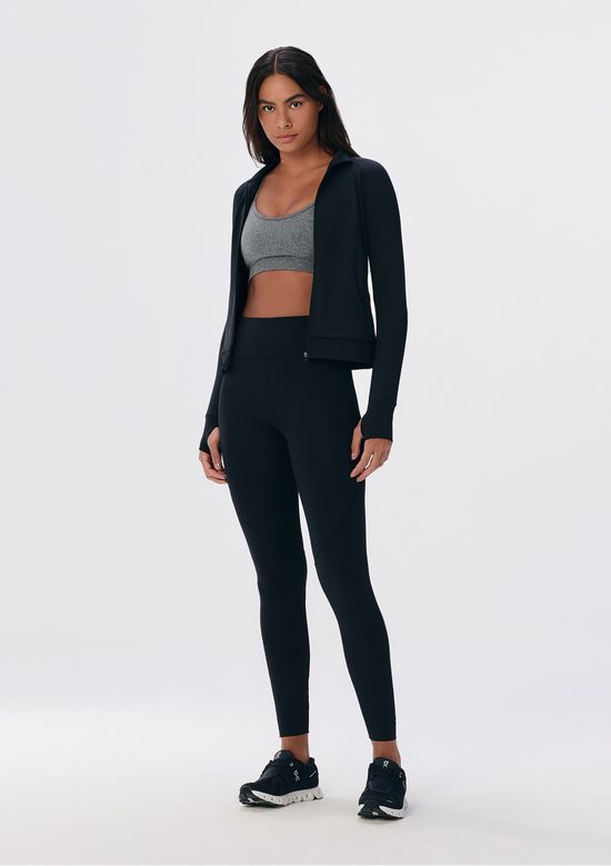 Foto do produto: Calça Legging Esportiva Feminina Compressão Média - Preto