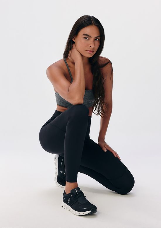 Foto do produto: Calça Legging Esportiva Feminina Compressão Média - Preto