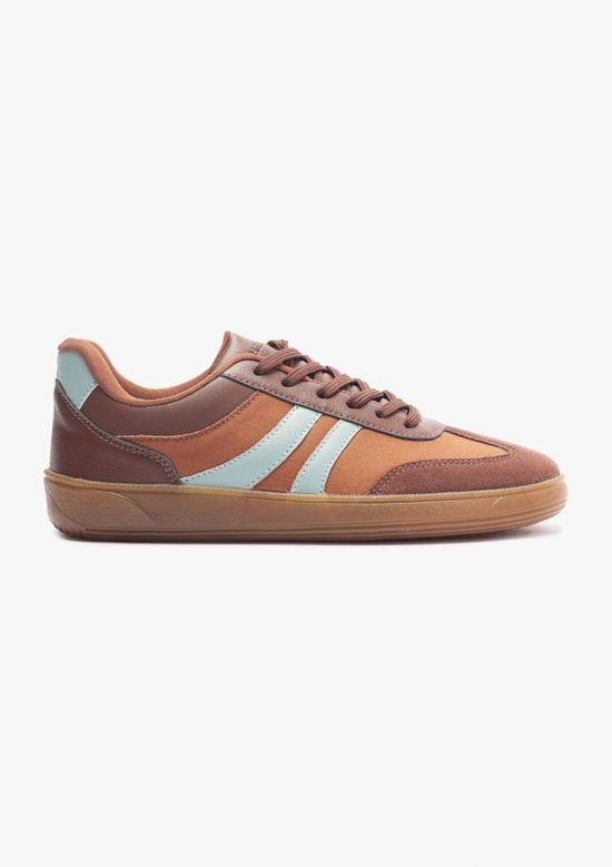 Foto do produto: Tênis Feminino Casual Recortes - Terracota