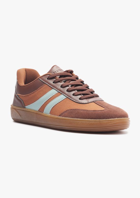 Foto do produto: Tênis Feminino Casual Recortes - Terracota