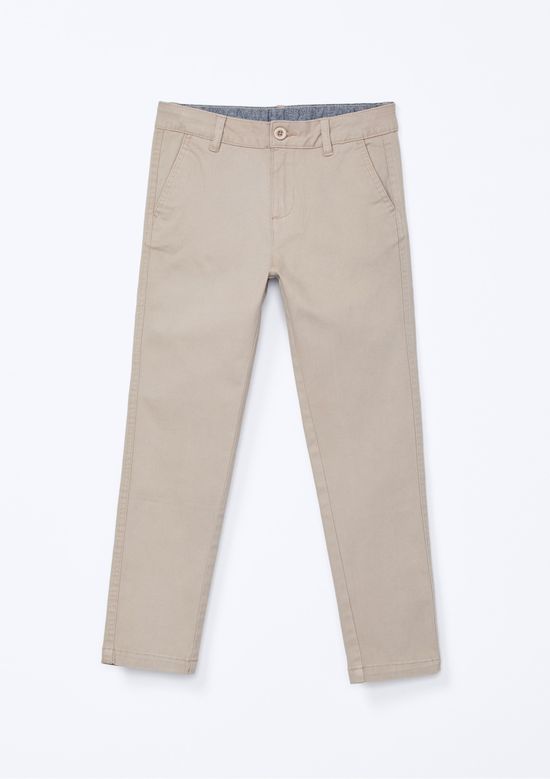 Foto do produto: Calça Social Infantil Menino Slim - Bege