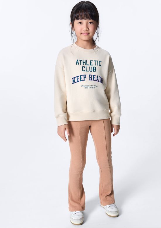 Foto do produto: Calça Infantil Menina Flare - Bege