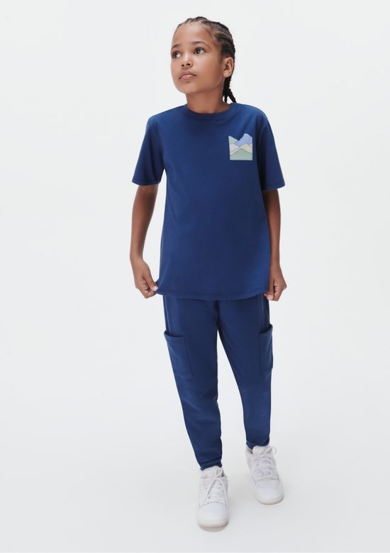 Foto do produto: Conjunto Infantil Unissex Com Estampa - Azul