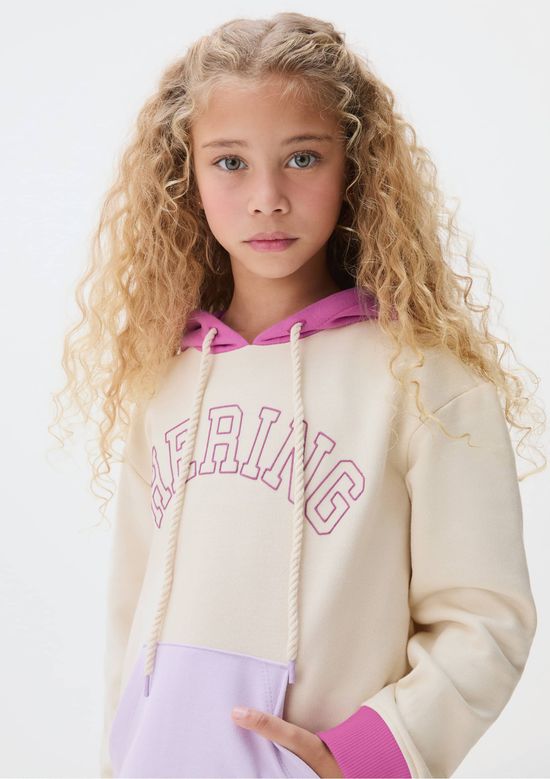 Foto do produto: Blusão De Moletom Infantil Menina - Amarelo