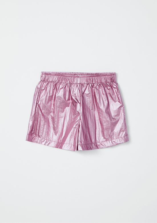 Foto do produto: Shorts Infantil Menina Metalizado - Rosa