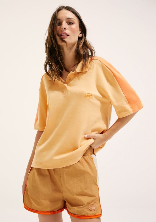 Foto do produto: Camisa Polo Com Bordado Hering + Cosmo - Laranja