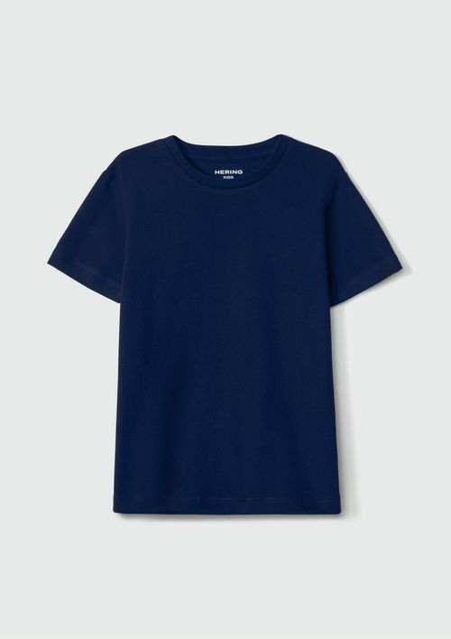 Camiseta Básica Infantil Menino Manga Curta Slim - Azul