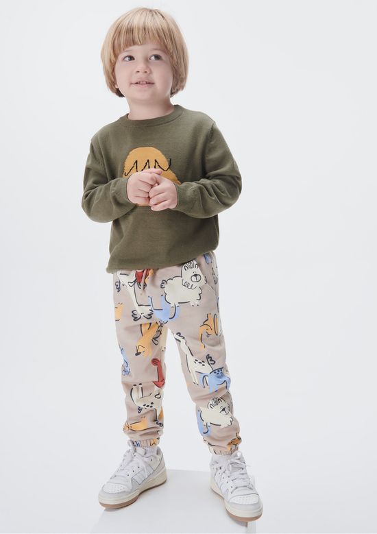 Foto do produto: Blusão Infantil Menino Toddler Em Tricô - Verde
