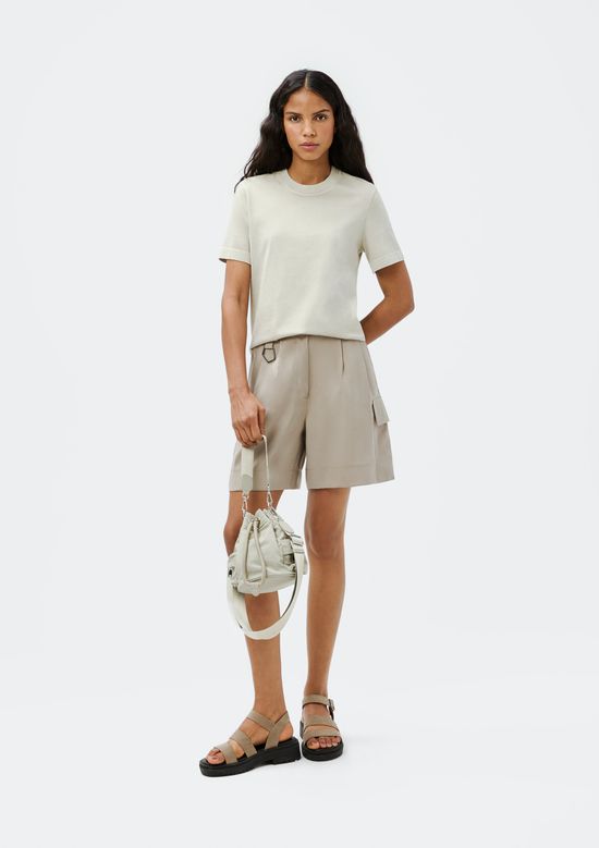 Foto do produto: Camiseta Básica Feminina Estonada Soft - Bege