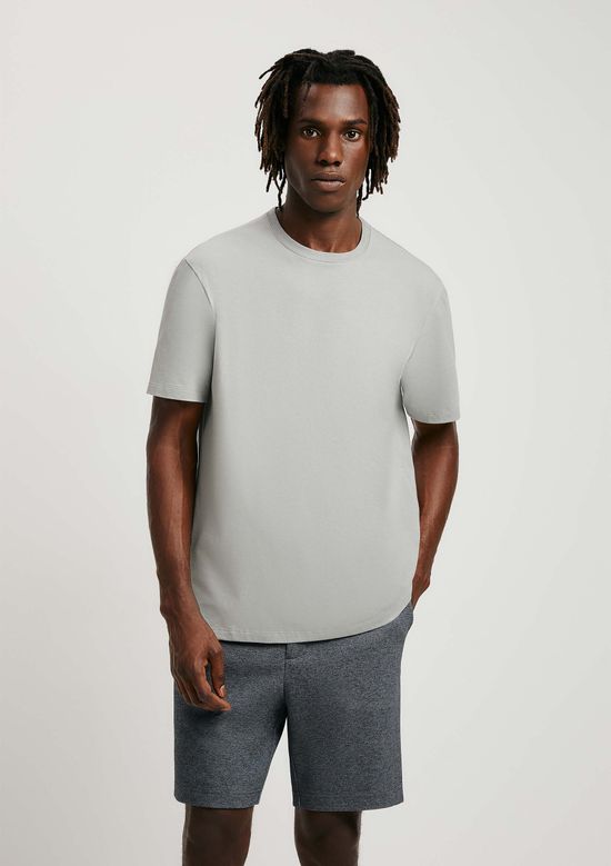 Foto do produto: Camiseta Básica Masculina Comfort Super Cotton - Cinza
