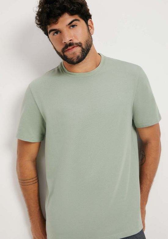 Foto do produto: Camiseta Básica Masculina Comfort Super Cotton - Verde