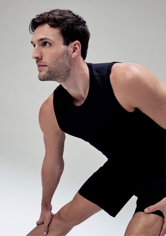 Foto do produto: Regata Esportiva Masculina Proteção UV 50+ - Preto