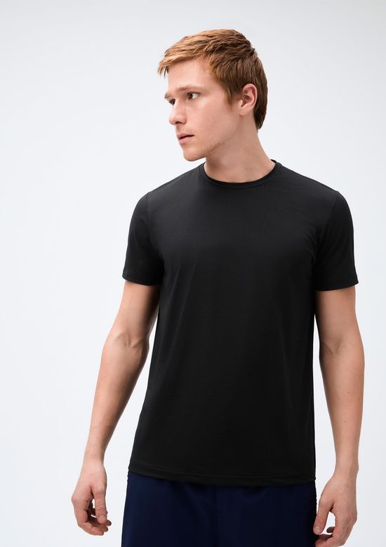 Foto do produto: Camiseta Esportiva Masculina Fresh Secagem Rápida - Preto