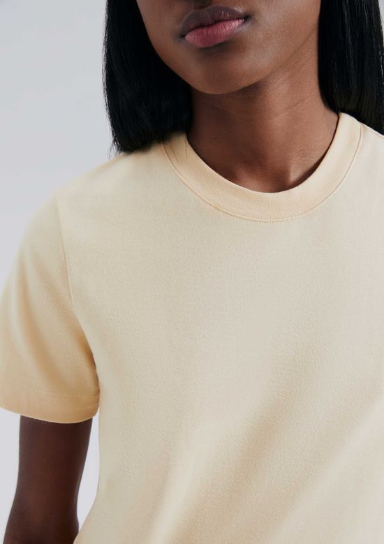 Foto do produto: Camiseta Feminina Manga Curta Super Cotton - Amarelo