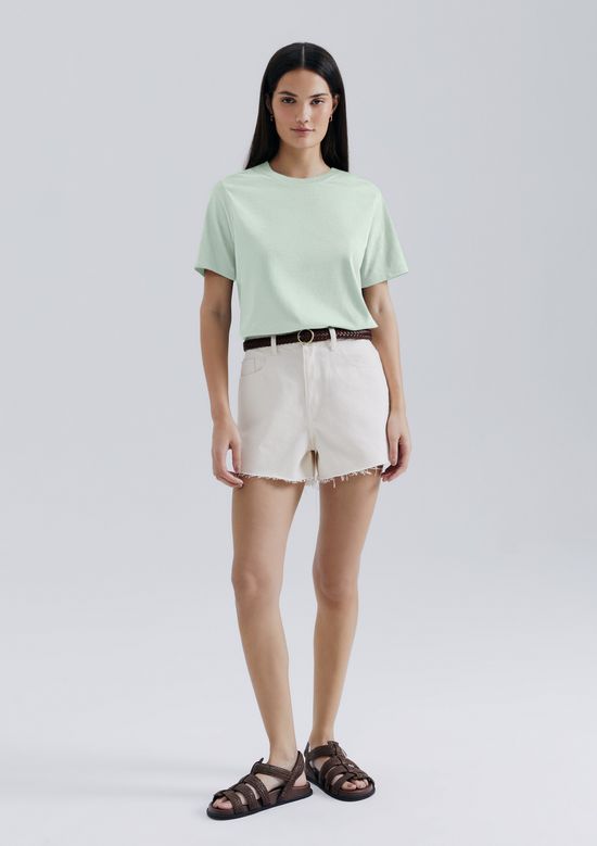 Foto do produto: Blusa Feminina Manga Curta - Verde