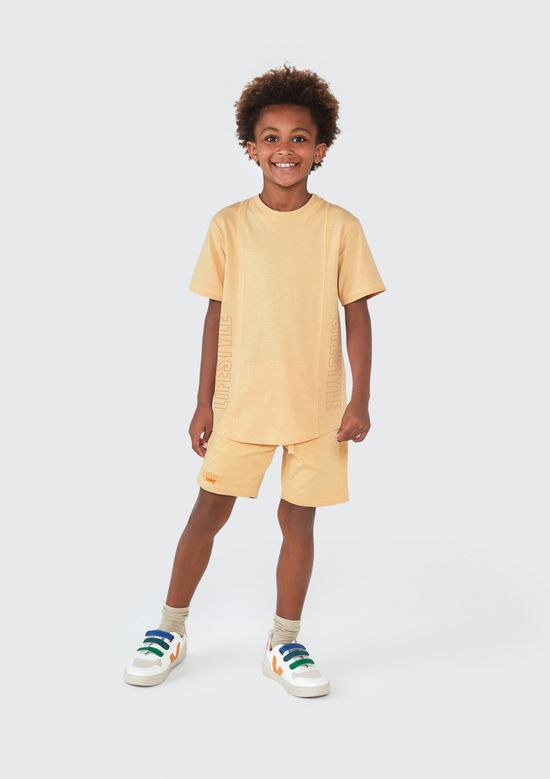 Foto do produto: Camiseta Infantil Menino Com Estampa - Amarelo