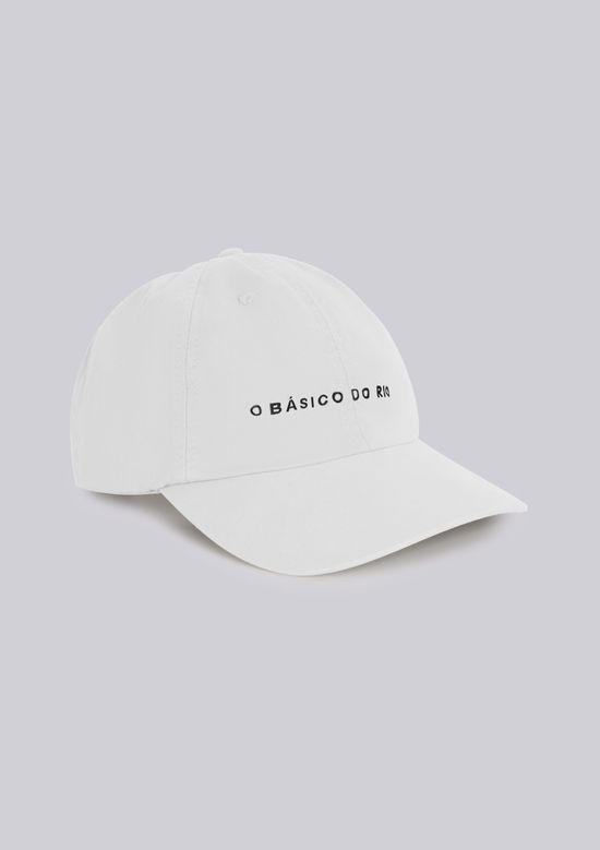 Foto do produto: Boné Masculino Aba Curva Com Bordado - Branco