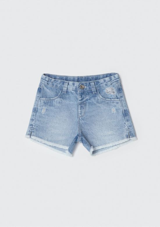 Foto do produto: Shorts Infantil Menina Toddler - Azul