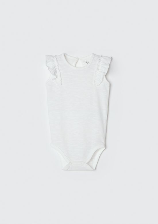 Foto do produto: Body Regata Bebê Com Babado - Off white