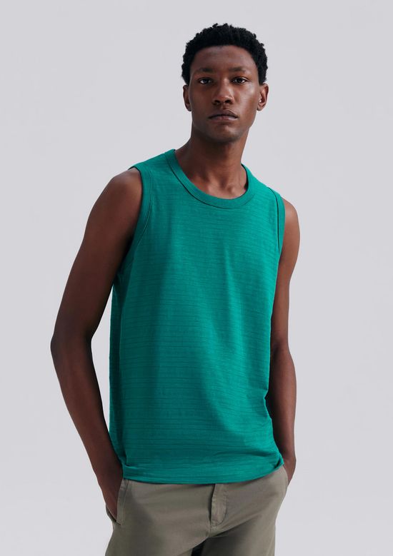 Foto do produto: Regata Masculina Texturizada - Verde