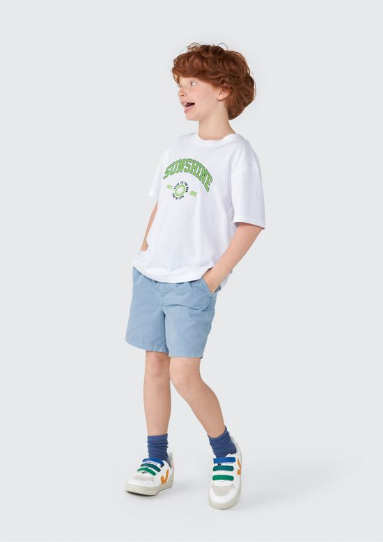 Foto do produto: Camiseta Infantil Menino Com Estampa - Branco