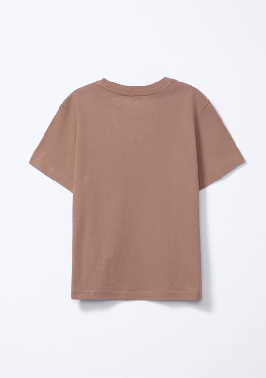 Foto do produto: Camiseta Infantil Menino Manga Curta Com Estampa - Marrom