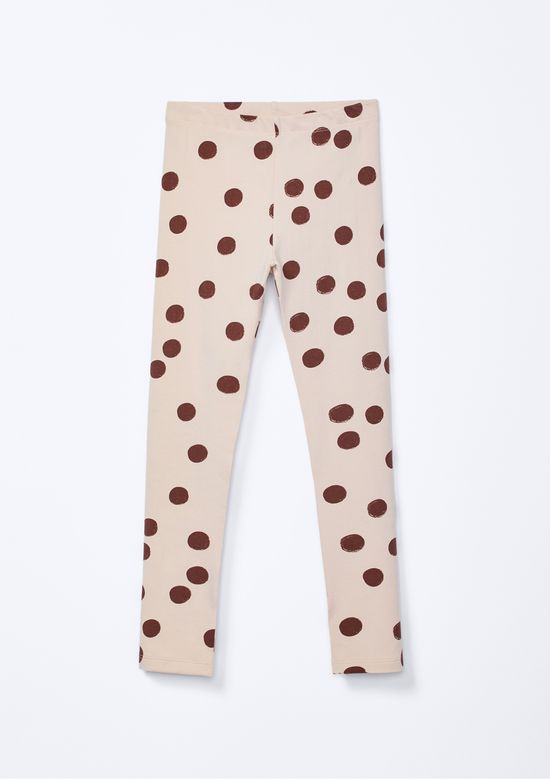 Foto do produto: Calça Legging Infantil Menina Estampada Hering Kids - Off white