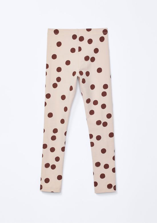 Foto do produto: Calça Legging Infantil Menina Estampada Hering Kids - Off white