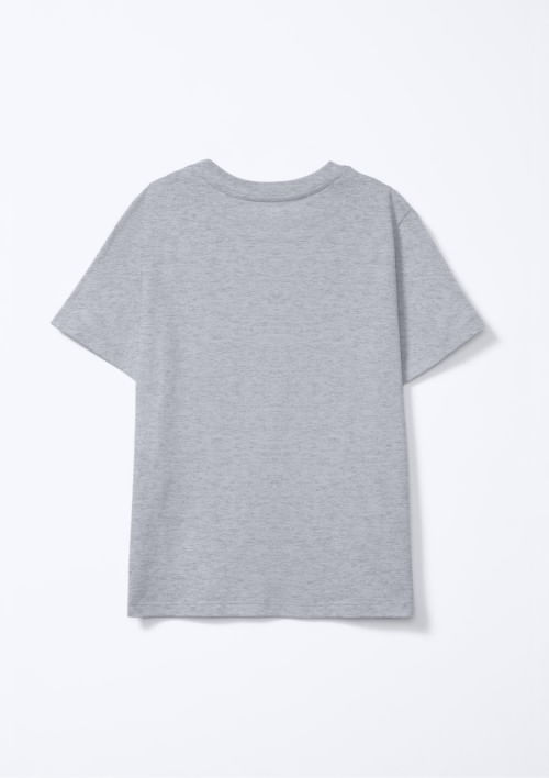 Foto do produto: Camiseta Infantil Menino Manga Curta Com Estampa - Cinza