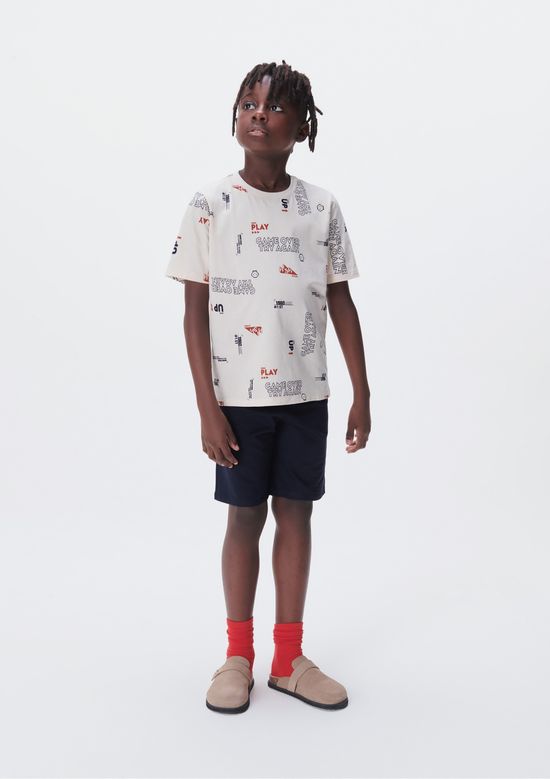Foto do produto: Conjunto Curto Infantil Menino Comfort - Cinza