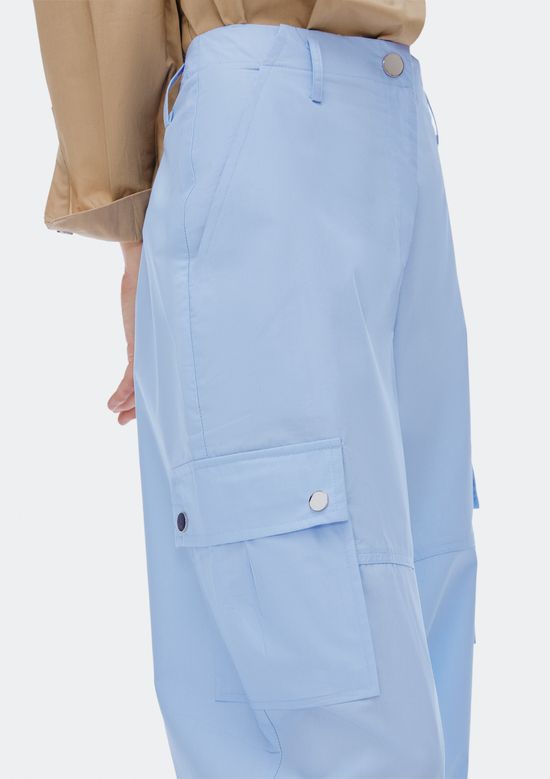 Foto do produto: Calça Feminina Carrot Empapelada - Azul