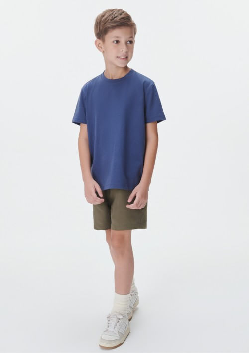 Foto do produto: Camiseta Super Cotton Infantil Menino - Azul